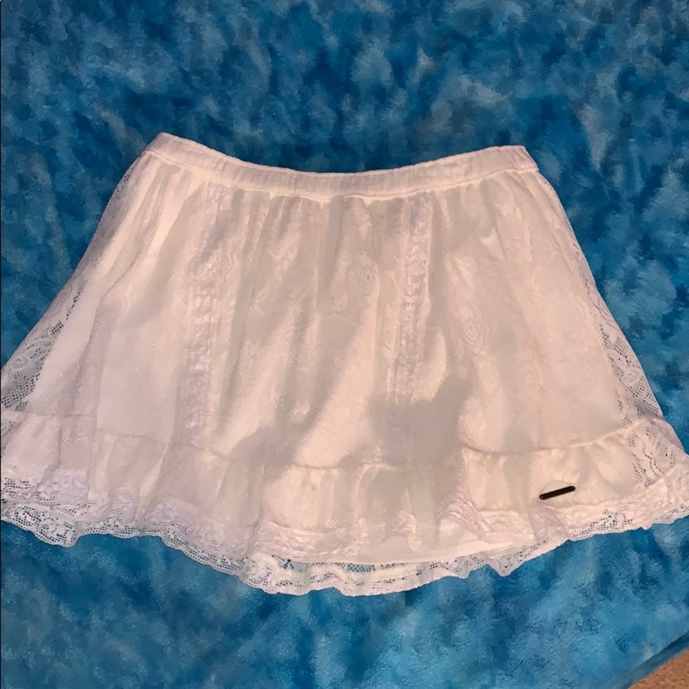 Abercrombie and Fitch white lace skirt